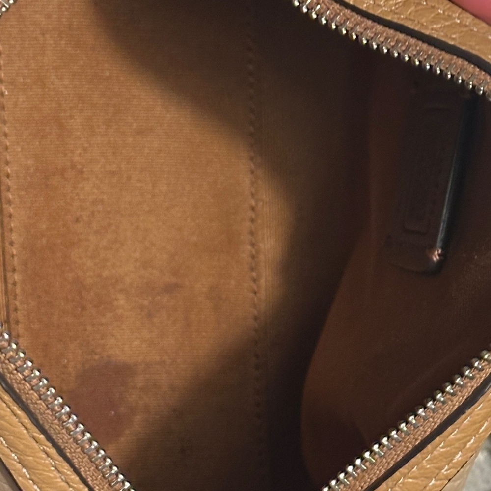 Coach Beige Leather Satchel - Picture 7 of 16